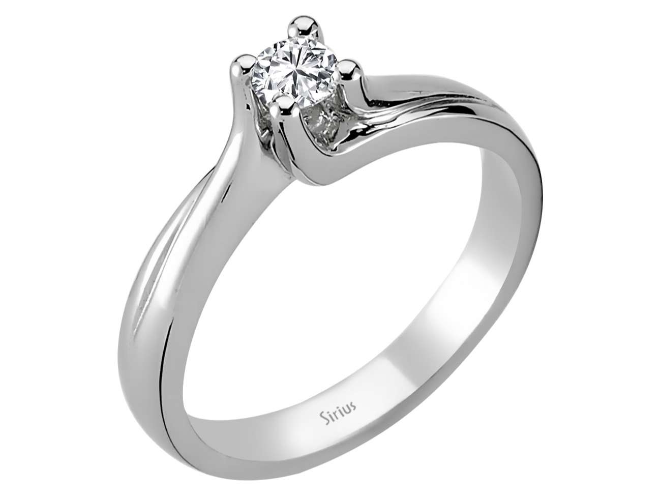 0.18 carat diamond solitaire ring