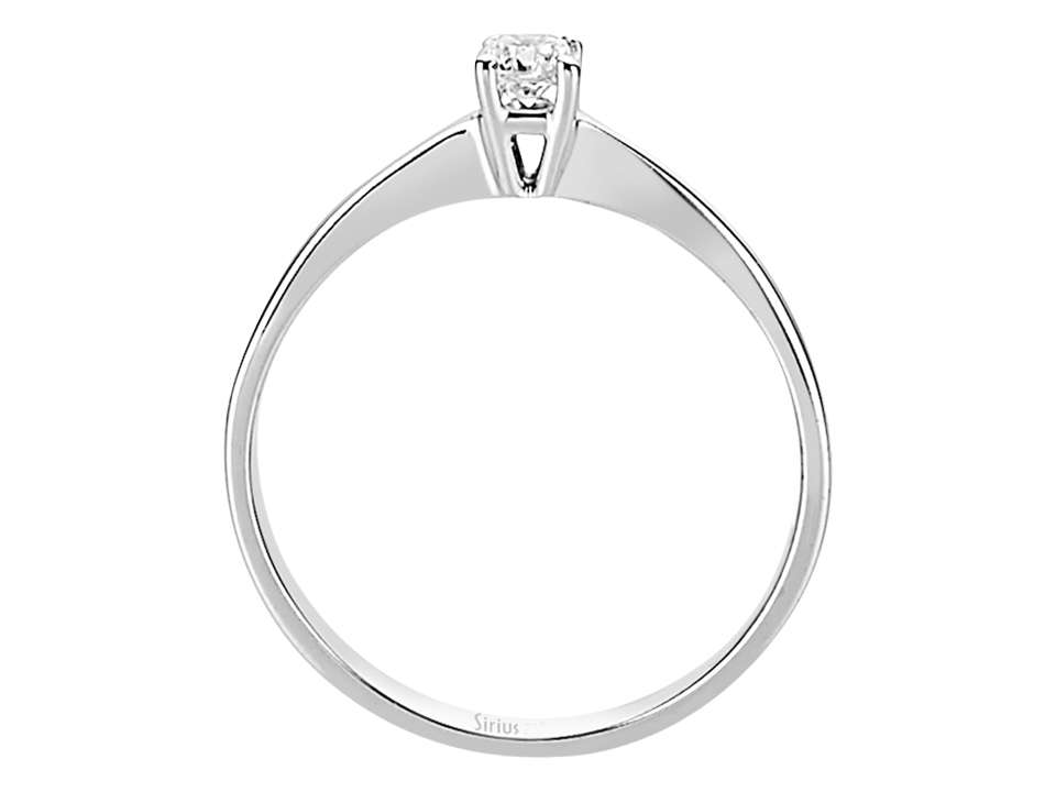 0,15 Karat Diamant Solitär Ring – handgefertigter Diamantschmuck aus Feingold | Sirius Diamant
