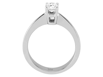 0.39 carat diamond solitaire ring