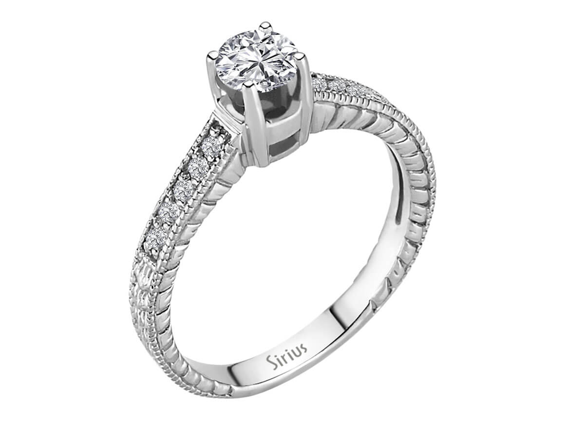 0,61 Karat Diamant Solitaire Ring - handgefertigter Diamantschmuck aus Feingold | Sirius Diamant