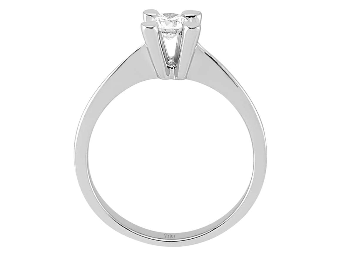 0,21 Carat Diamant Solitär Ring - handgefertigter Diamantschmuck aus Feingold | Sirius Diamant