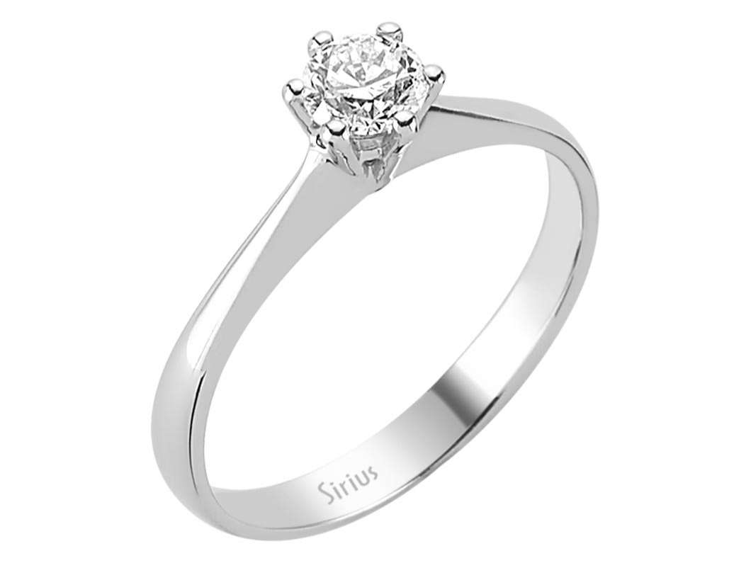 0,34 Carat Diamant Solitär Ring - handgefertigter Diamantschmuck aus Feingold | Sirius Diamant