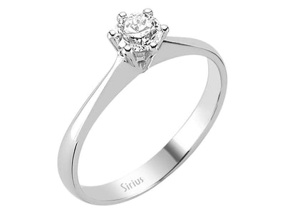 0.34 carat diamond solitaire ring