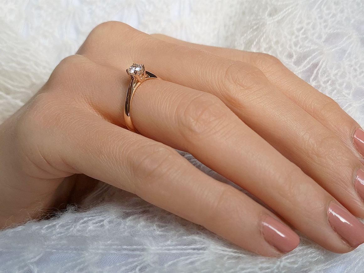 0.31 Carat Diamond Solitaire Ring