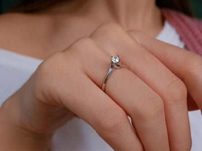 0.20 Carat Diamond Solitaire Ring