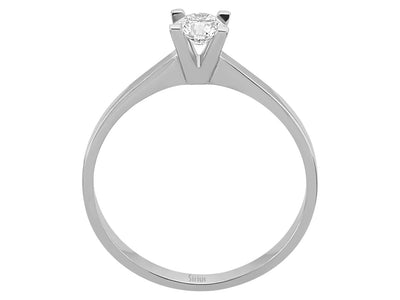 0.31 carat diamond solitaire ring