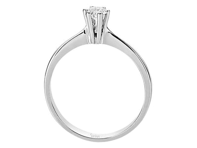 0.23 carat diamond solitaire ring