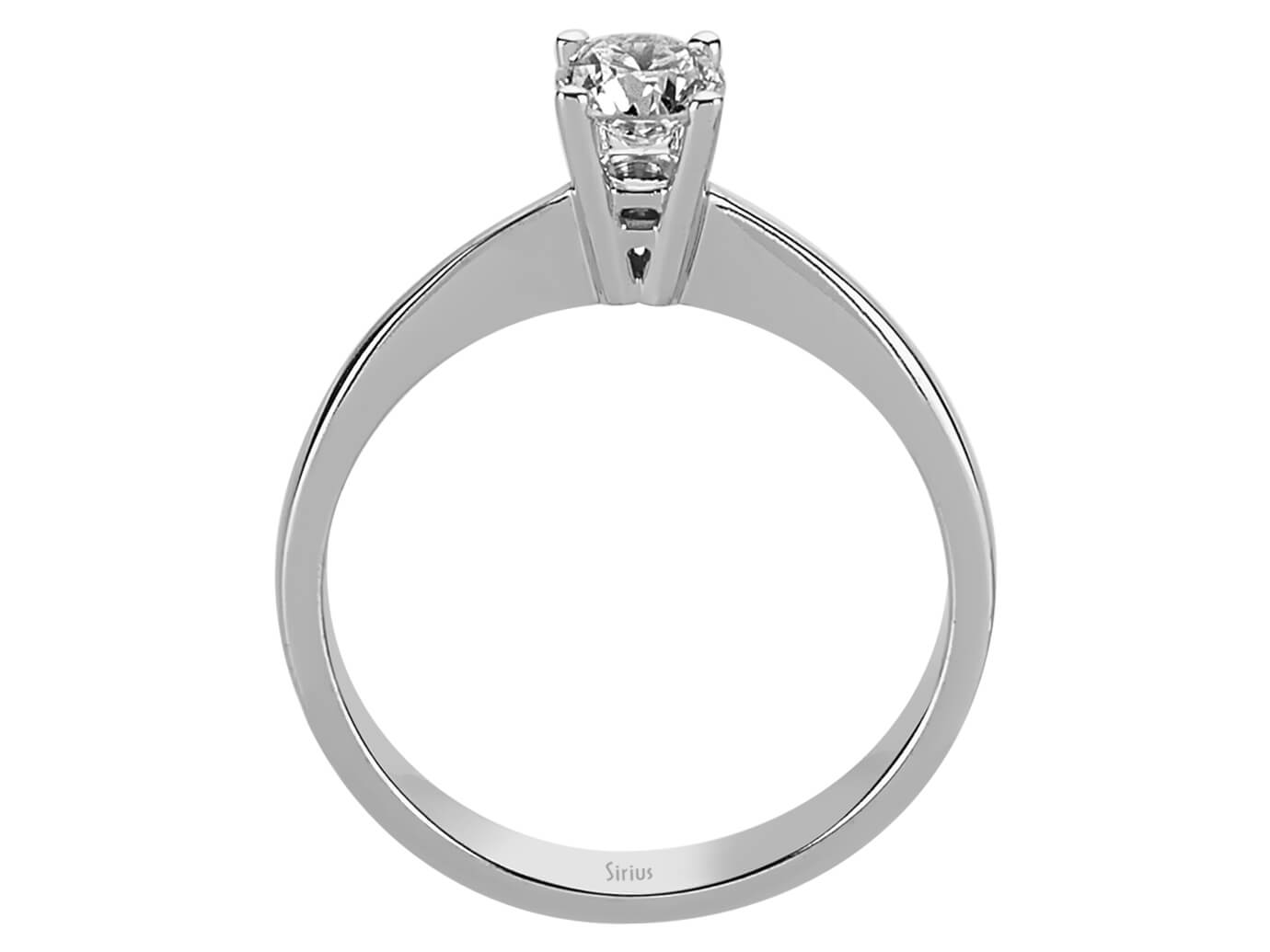 0.42 carat diamond solitaire ring