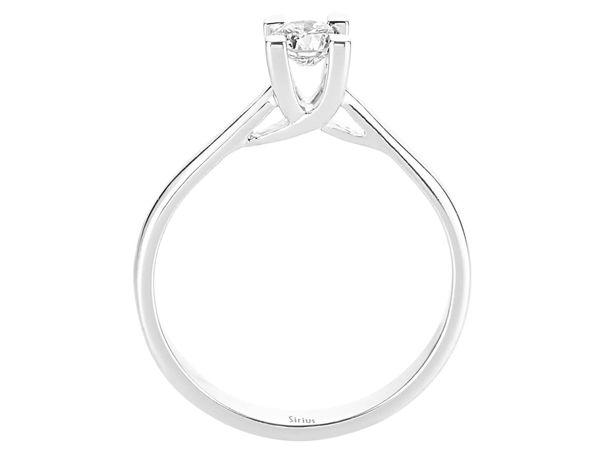 0,33 Carat Diamant Solitaire Ring - handgefertigter Diamantschmuck aus Feingold | Sirius Diamant