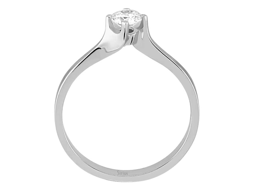 0,25 Karat Diamant Solitär Ring - handgefertigter Diamantschmuck aus Feingold | Sirius Diamant