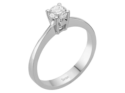 0.43 carat diamond solitaire ring