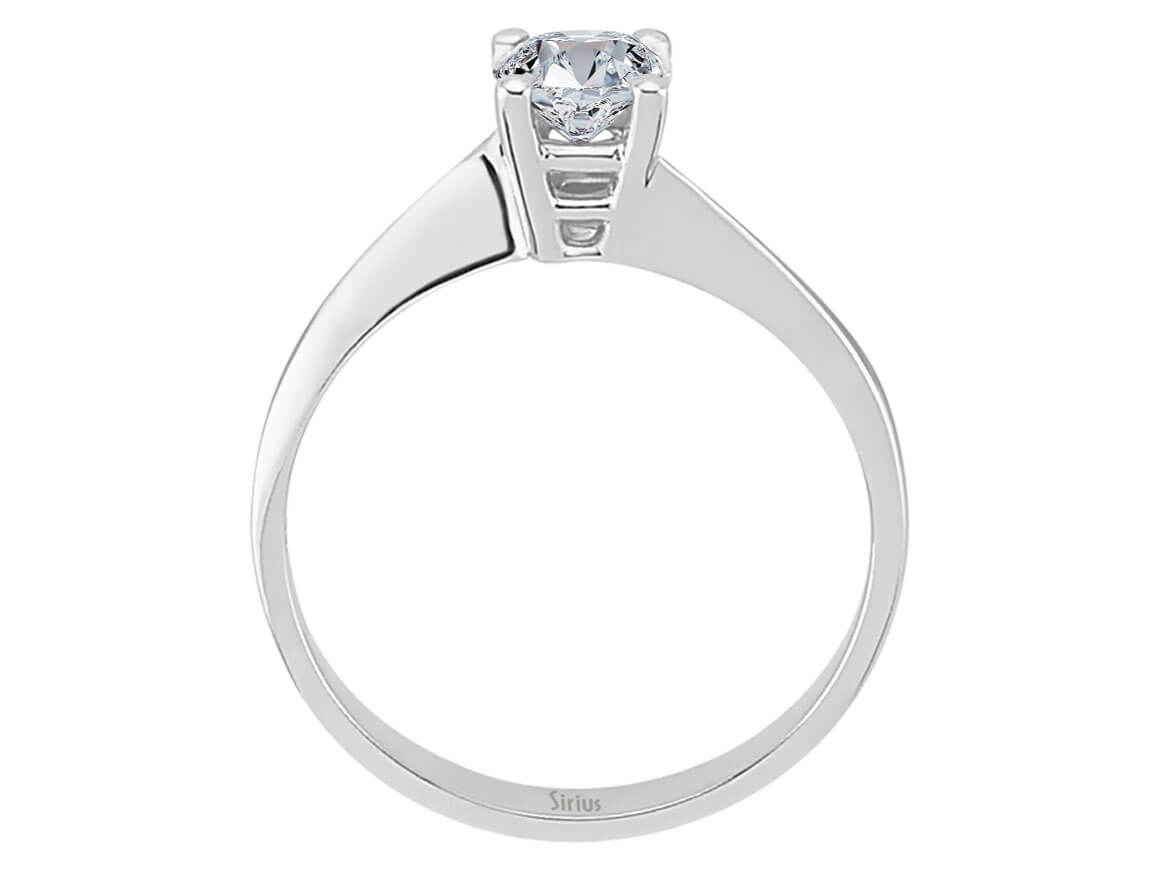 0,48 Carat Diamant Solitär Ring - handgefertigter Diamantschmuck aus Feingold | Sirius Diamant