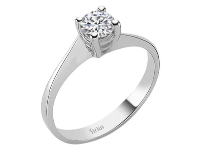 0.48 carat diamond solitaire ring