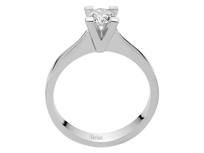 0.39 carat diamond solitaire ring
