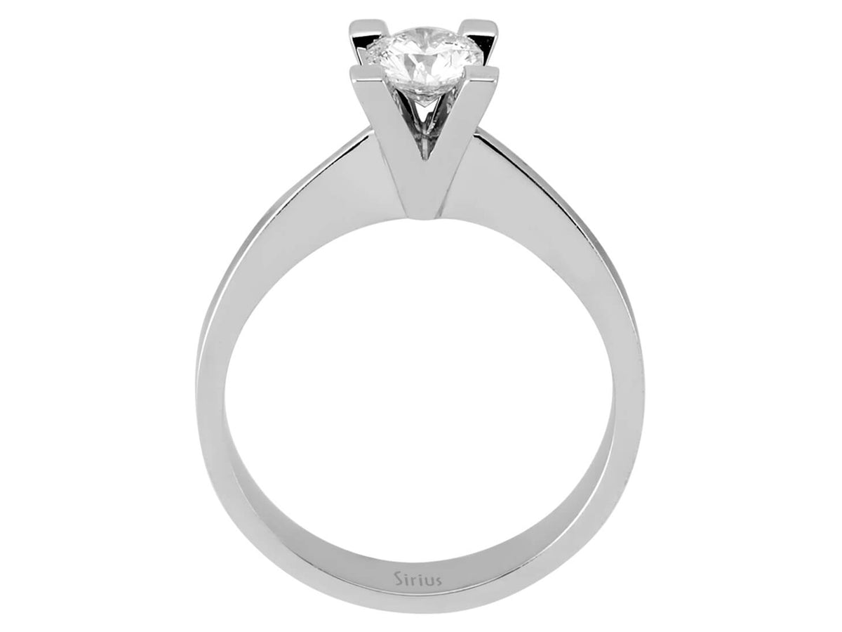 0,53 Carat Diamant Solitär Ring - handgefertigter Diamantschmuck aus Feingold | Sirius Diamant