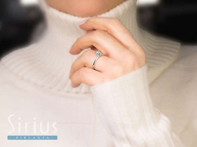 0.28 carat diamond solitaire ring