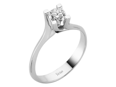 0.43 carat diamond solitaire ring
