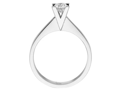 0.38 carat diamond solitaire ring