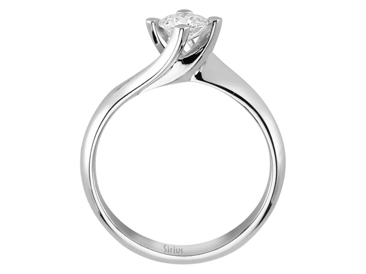 0,40 Karat Diamant Solitär Ring - handgefertigter Diamantschmuck aus Feingold | Sirius Diamant