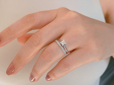0.28 carat diamond solitaire ring