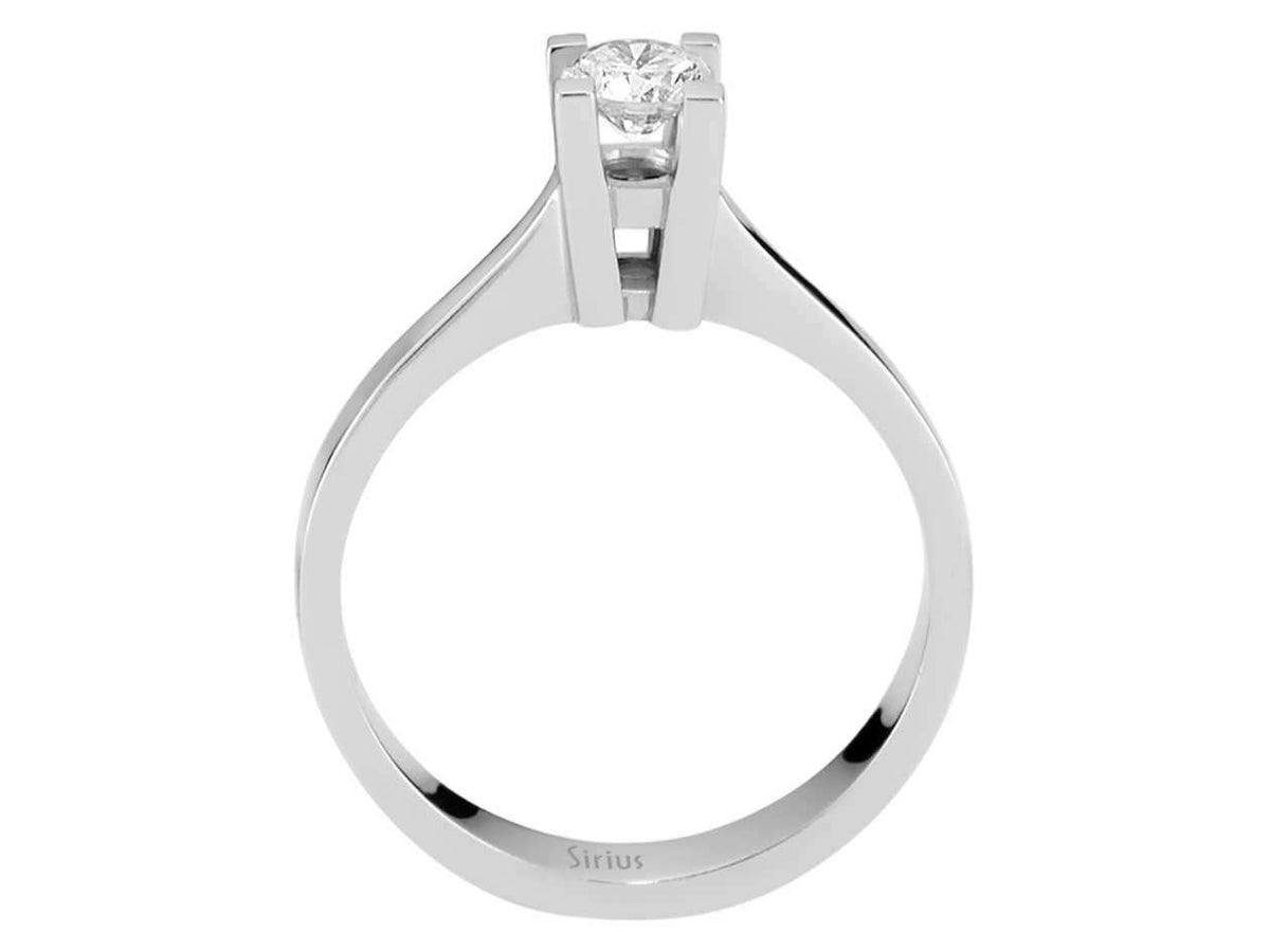 0,32 Karat Diamant Solitär Ring – handgefertigter Diamantschmuck aus Feingold | Sirius Diamant