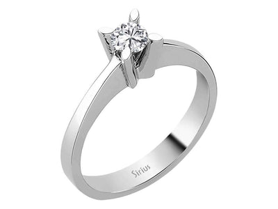 0.28 carat diamond solitaire ring