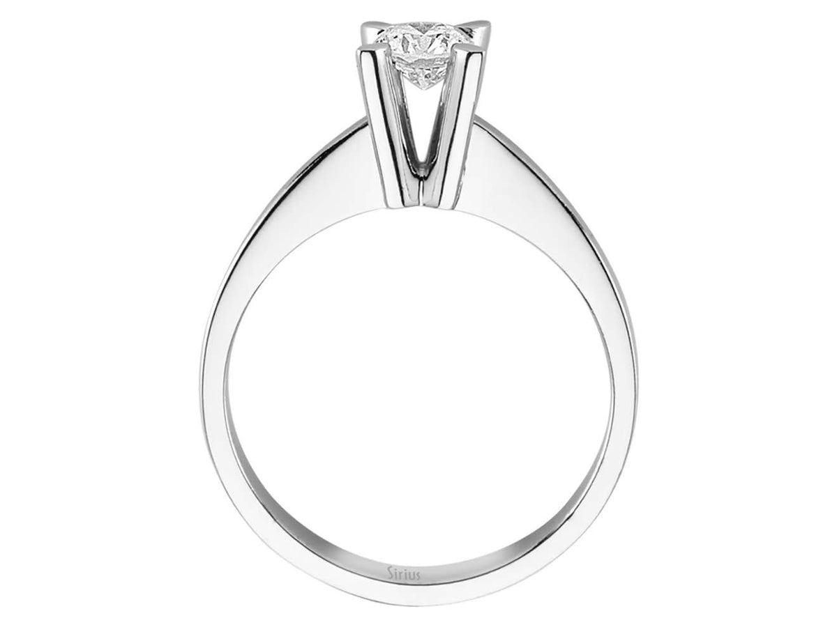 0,38 Karat Diamant Solitär Ring - handgefertigter Diamantschmuck aus Feingold | Sirius Diamant