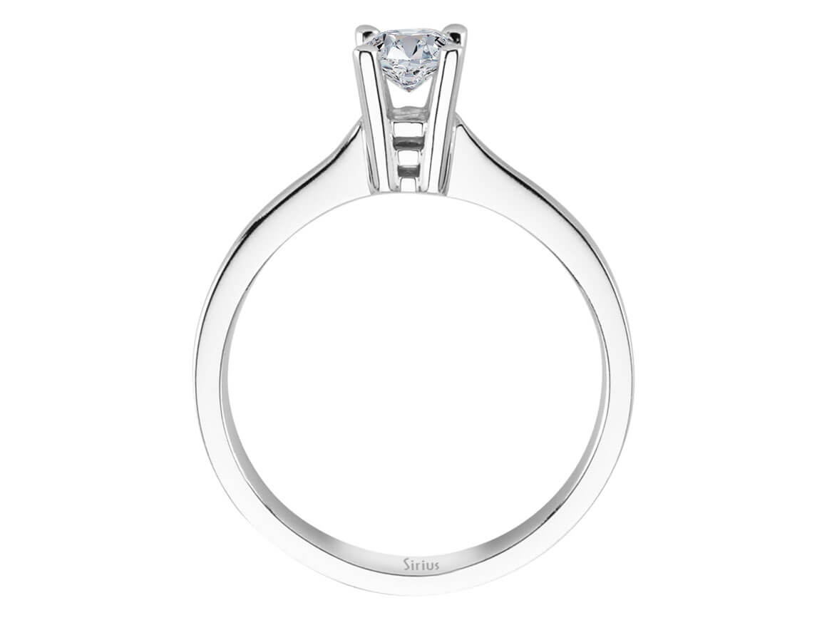 0,39 Carat Diamant Solitär Ring - handgefertigter Diamantschmuck aus Feingold | Sirius Diamant