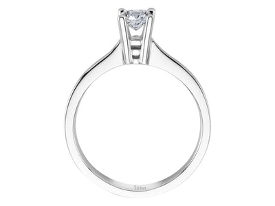 0.39 carat diamond solitaire ring