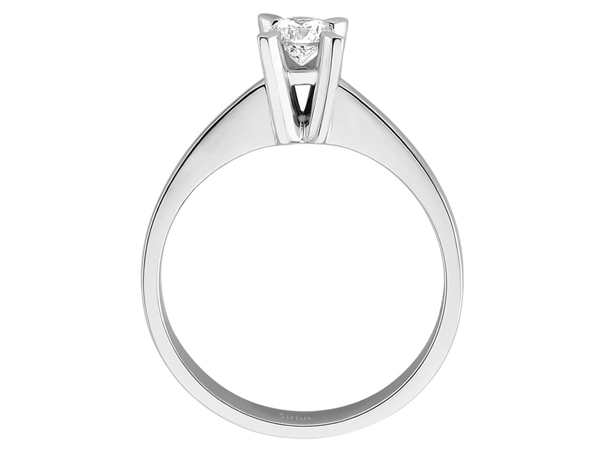 0,30 Karat Diamant Solitär Ring - handgefertigter Diamantschmuck aus Feingold | Sirius Diamant