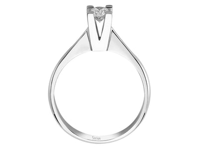 0.31 carat diamond solitaire ring