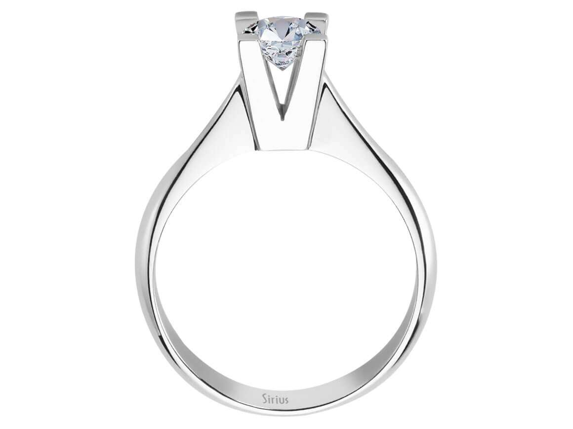 0,60 Karat Diamant Solitär Ring - handgefertigter Diamantschmuck aus Feingold | Sirius Diamant
