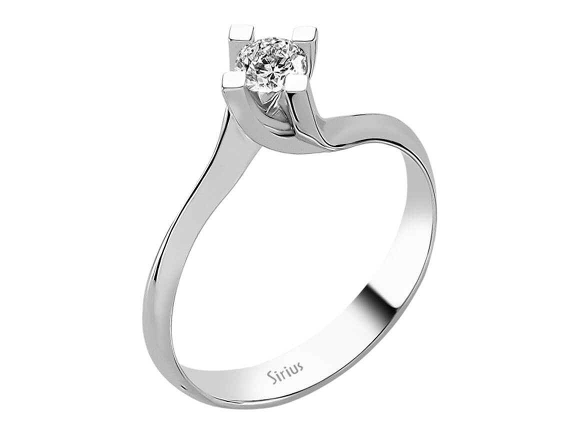 0,25 Karat Diamant Solitär Ring – handgefertigter Diamantschmuck aus Feingold | Sirius Diamant