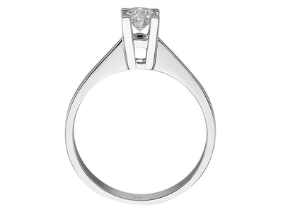 Bague solitaire en diamant de 0,35 carat