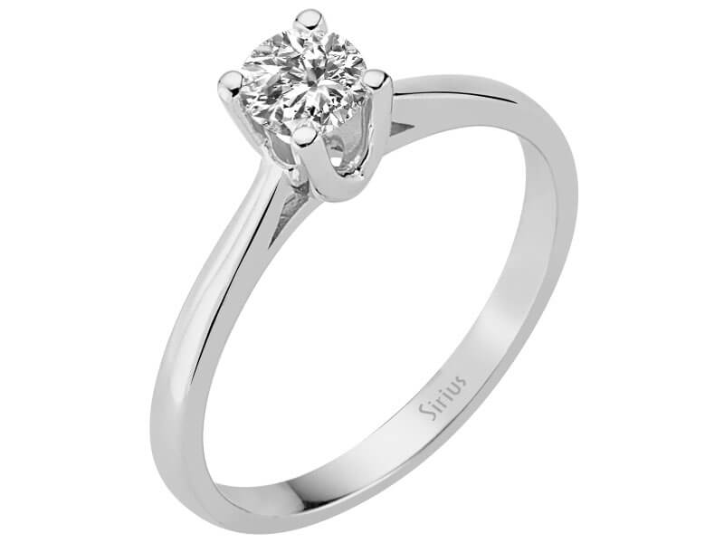 0,41 Carat Diamant Solitär Ring - handgefertigter Diamantschmuck aus Feingold | Sirius Diamant