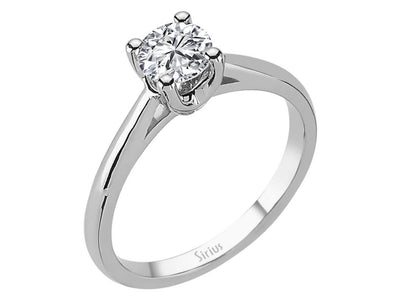 0.79 carat diamond solitaire ring