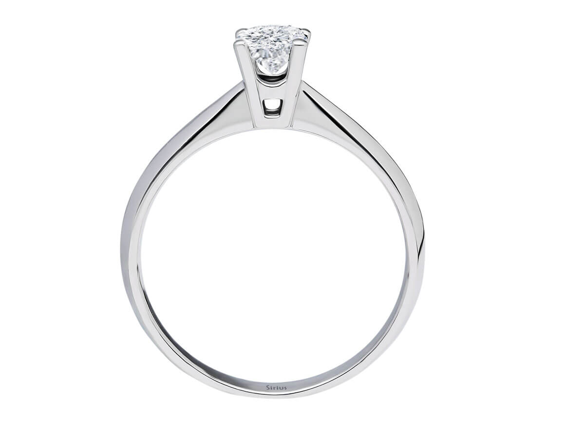 0,33 Karat Diamant Solitaire Ring – handgefertigter Diamantschmuck aus Feingold | Sirius Diamant