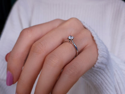 0.33 carat diamond solitaire ring