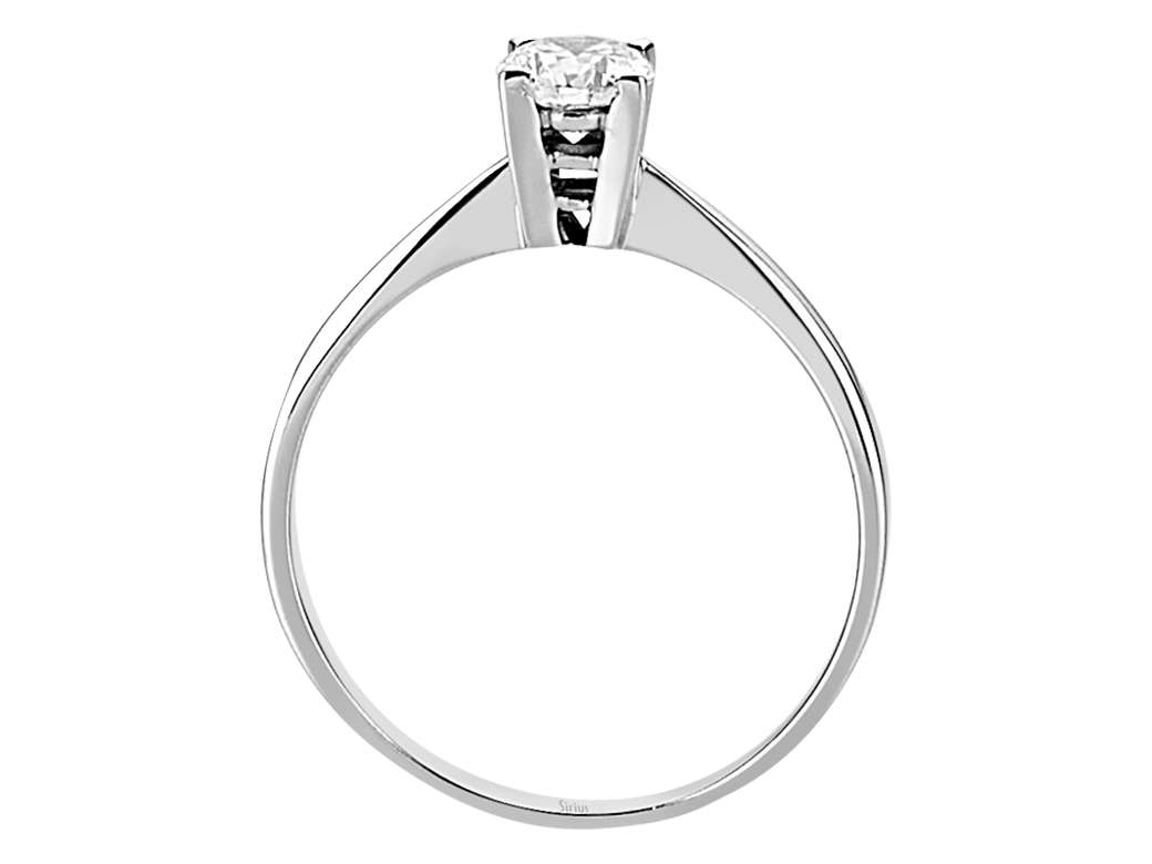 0,48 Carat Diamant Solitär Ring - handgefertigter Diamantschmuck aus Feingold | Sirius Diamant