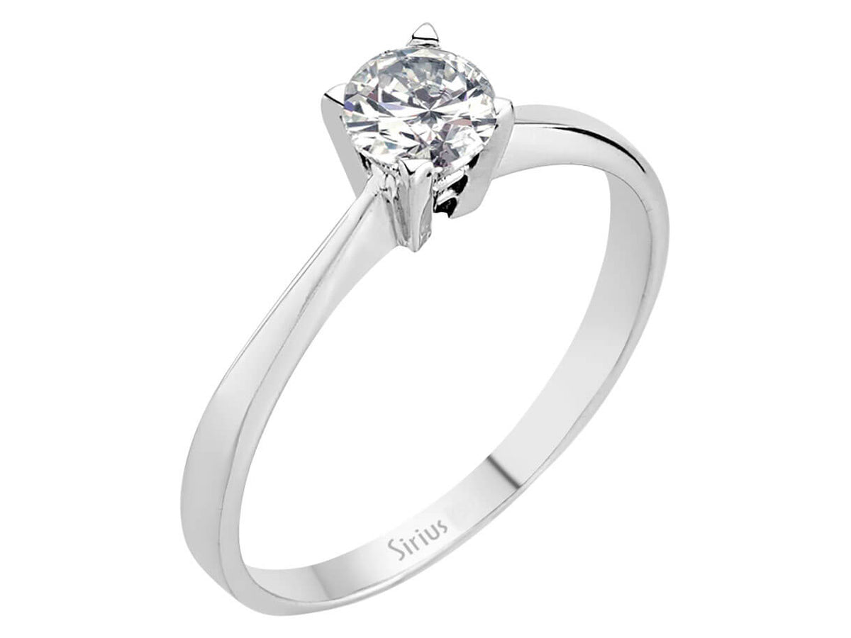0,48 Carat Diamant Solitär Ring - handgefertigter Diamantschmuck aus Feingold | Sirius Diamant