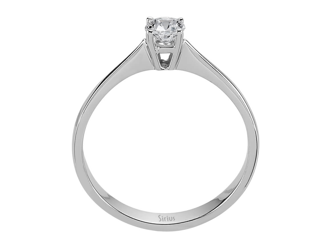 0.27 carat diamond solitaire ring