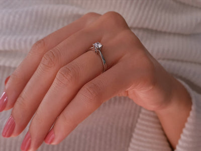 0.33 carat diamond solitaire ring