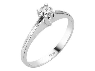 0.23 carat diamond solitaire ring