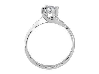 0.45 carat diamond solitaire ring