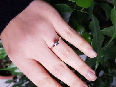 0.30 carat diamond solitaire ring