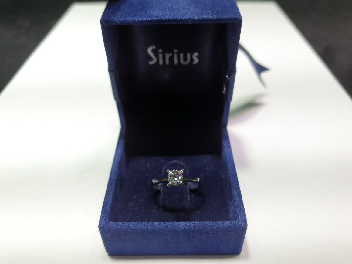 0.41 carat diamond solitaire ring