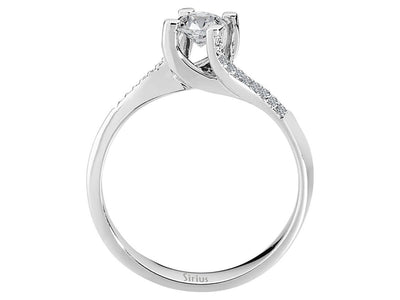 0.35 carat diamond solitaire ring