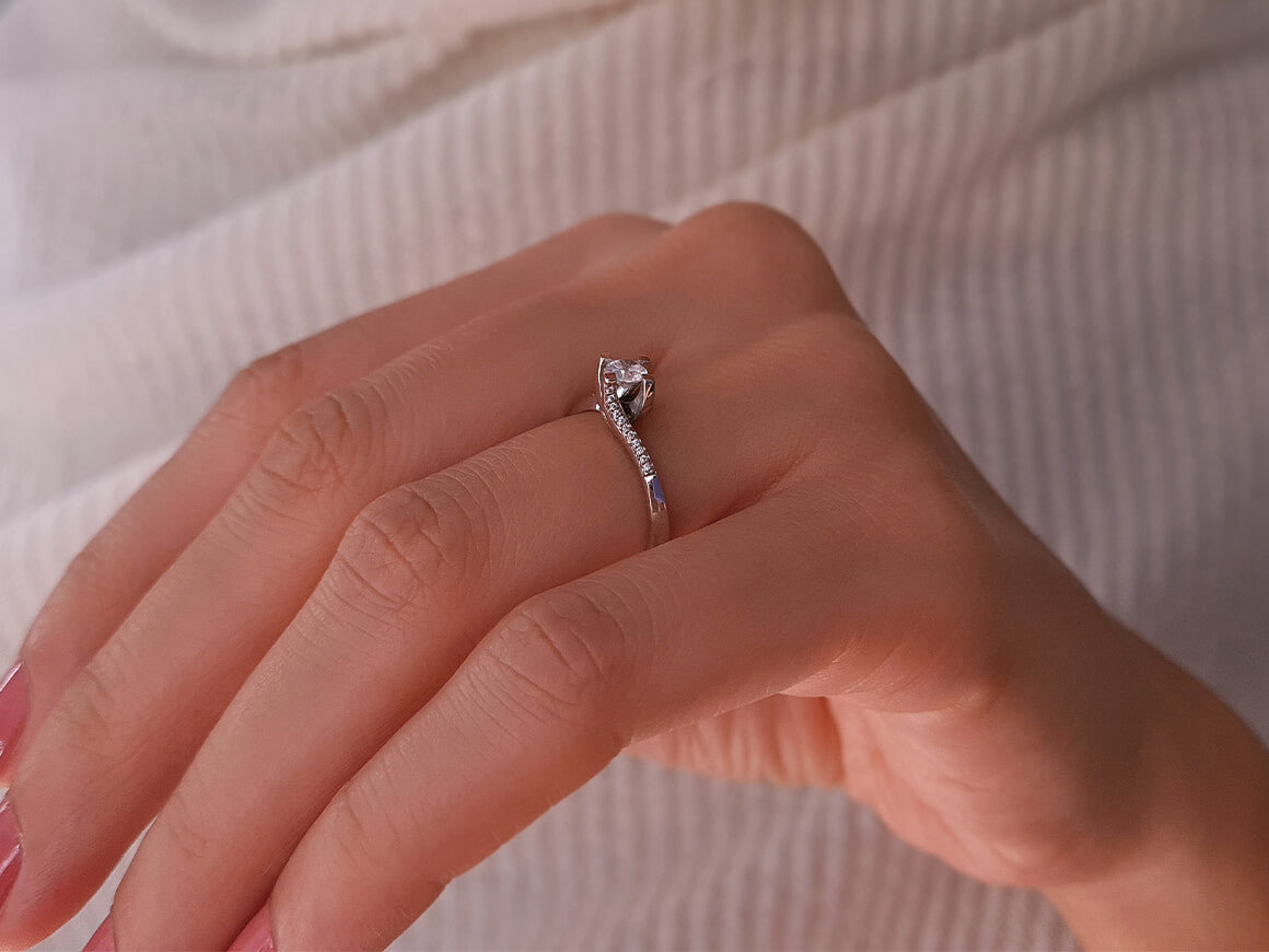 0.35 carat diamond solitaire ring