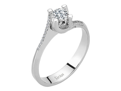 0.35 carat diamond solitaire ring