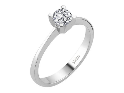 0.37 carat diamond solitaire ring